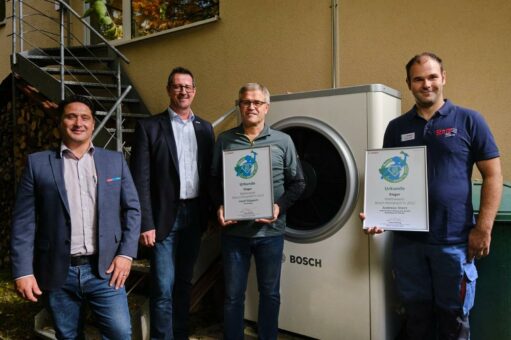 Heizungs- und Klimamarke Bosch präsentiert die Bosch Klimaheld*innen des Jahres