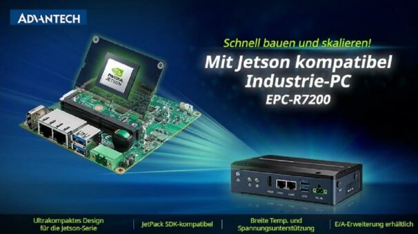 Advantech EPC-R7200 NVIDIA Jetson – Industrietauglicher Box-PC beschleunigt die KI-Bereitstellung