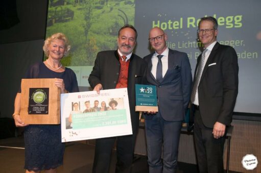 Swissfeel-Förderpreis für Nachhaltigkeit: Hotel Rehlegg erhält bei der Busche-Gala mehrere Auszeichnungen