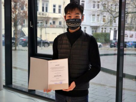 Muthesius-Student Sung-Ho Jo mit dem DAAD-Preis ausgezeichnet