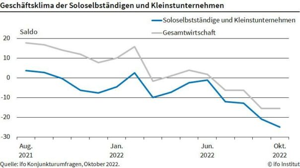 ifo Institut: Große Existenzsorgen unter Soloselbständigen und Kleinstunternehmen