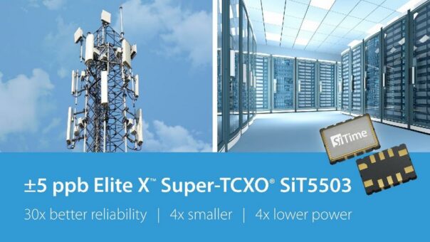 SiTime setzt mit neuem Präzisionsoszillator für Rechenzentren und 5G-Infrastruktur neue Maßstäbe bei der Timing-Leistung