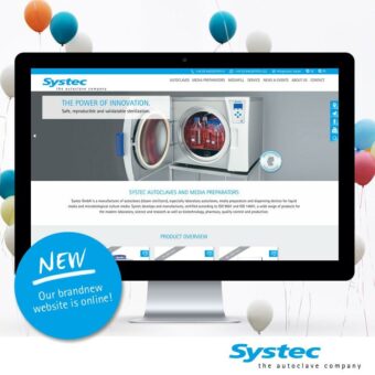 Die neue Webseite von Systec GmbH ist online