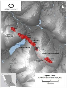 Osisko Development definiert Kontinuität der Aderkorridore auf dem Goldprojekt Cariboo