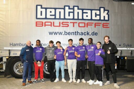 Die Henri Benthack GmbH & Co. KG unterstützt die Jugendarbeit von Vorwärts Wacker