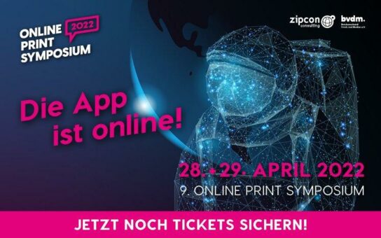 Online Print Symposium 2022: Event-App ist online