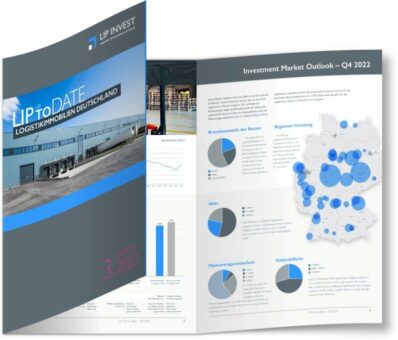 LIP Invest veröffentlicht Marktbericht „Logistikimmobilien Deutschland“ für das dritte Quartal 2022