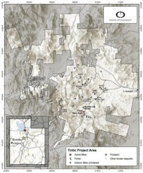 Osisko Development meldet Untergrundprobenergebnisse  bei Trixie, Tintic Project, einschliesslich: 1.523,54 g/t Au und 126,38 g/t Ag über 1,22 m (44,44 oz/t Au und 3,69 oz/t Ag über 4,00 ft. ); gewährt Aktienoptionen und RSUs