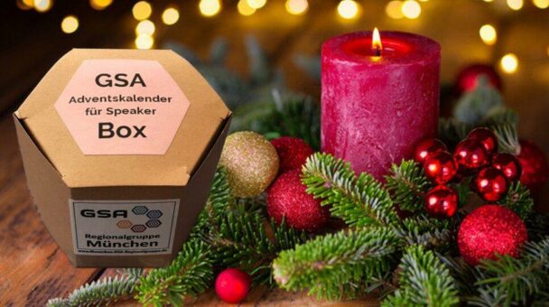 Adventskalender-Box für angehende Speaker mit 13,5 Std. Videomaterial … in limitierter Auflage