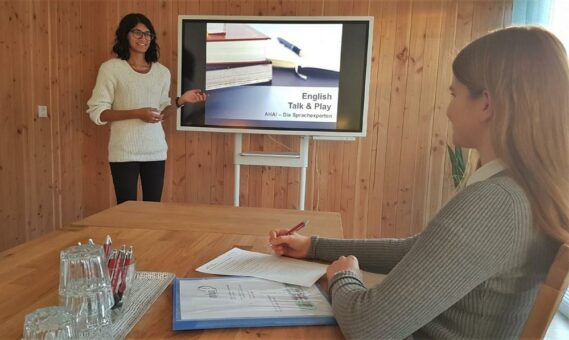INN-ovativ bietet mit AHA! Logistik Sprachkurse als „Blended Learning“ an