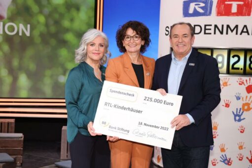 BBBank Stiftung übergibt 225.000 Euro an RTL-Kinderhäuser