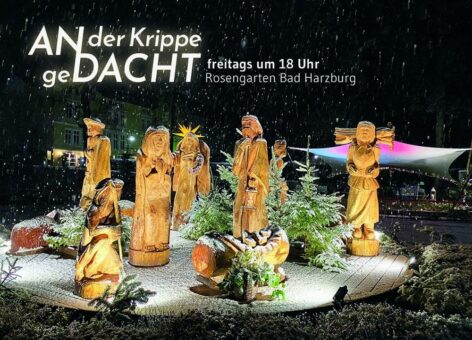 An der Krippe entfacht