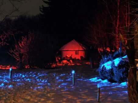 Lichterwald in Birkenried, 03./04. Dezember zur Dämmerung