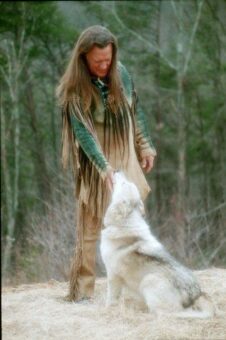 Tom Blue Wolf auf der Ordensburg Liebstedt