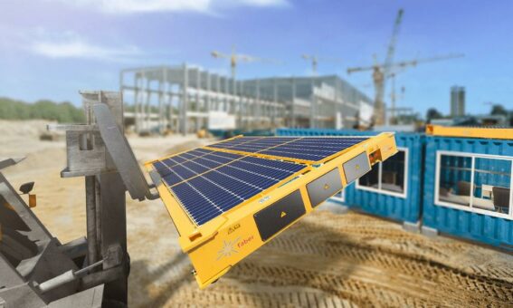 CO2-neutrale Baustelle der Zukunft – Faber erhält Energy Globe Auszeichnung für mobile Solaranlagen