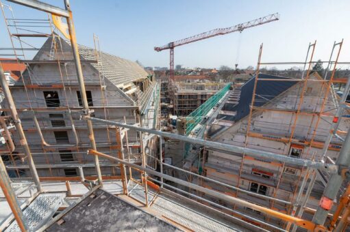 Wohnfläche wird verdoppelt: Rohbau für PhilippsTor in Hanau steht