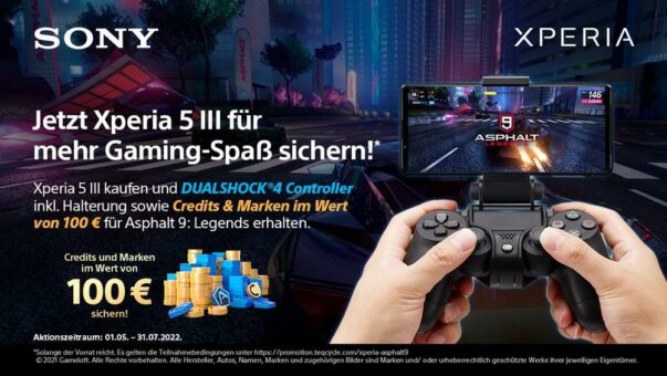 Highspeed-Entertainment: Xperia 5 III im exklusiven „Asphalt 9“-Bundle