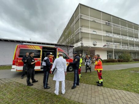 Große Krankenhausübung an der BG Unfallklinik Murnau