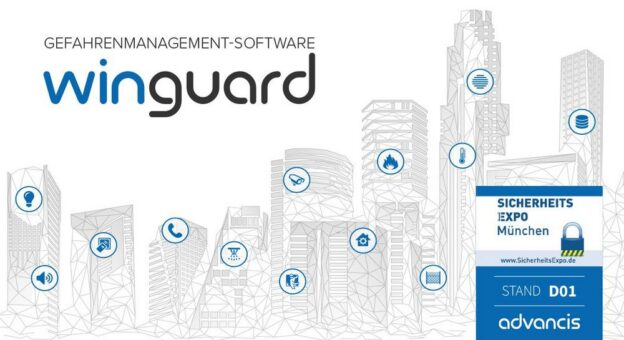 Advancis zeigt das Gefahrenmanagementsystem WinGuard auf der SicherheitsExpo
