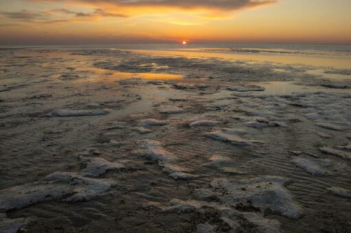 Welt voller Wunder: Winterwandern im Watt