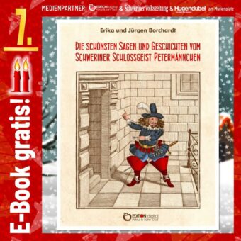 Adventskalender: „Die schönsten Sagen und Geschichten vom Schweriner Schlossgeist Petermännchen“ von Erika und Jürgen Borchardt