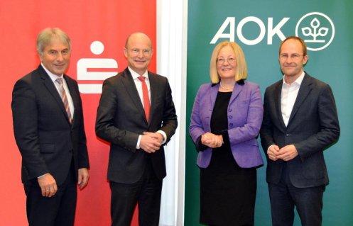 AOK Bayern und Sparkassen wollen kooperieren
