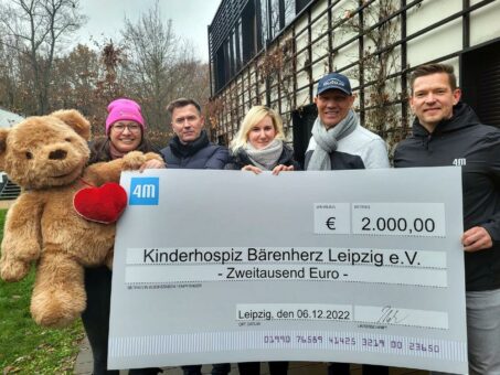 4Motions verzichtet auf Weihnachtsgeschenke an Partner, um für Bärenherz Leipzig zu spenden