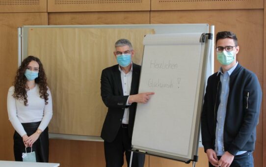 Gratulation zum Studienabschluss