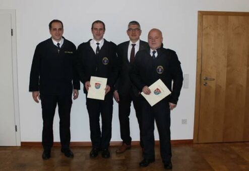 Zwei Kreisbrandmeister im Amt bestätigt
