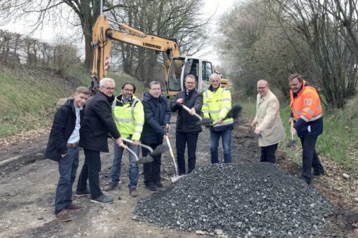 Erster Spatenstich zum Ausbau der Ortsdurchfahrt Alsfeld/Hattendorf im Zuge der K 70