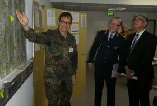 Zivile und militärische Fachleute üben Schulterschluss für den Katastrophenfall