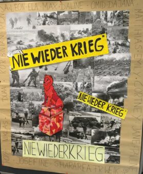 Echo des Friedenslöwen auch noch im November – Bestandteil von Projekttagen an der Geschwister-Scholl-Schule