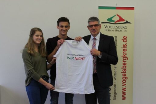 T-Shirt mit Slogan für den Landrat
