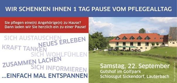 „Ein Tag Pause vom Pflegealltag“ – Eine Aktion des Pflegestützpunktes Vogelsbergkreis
