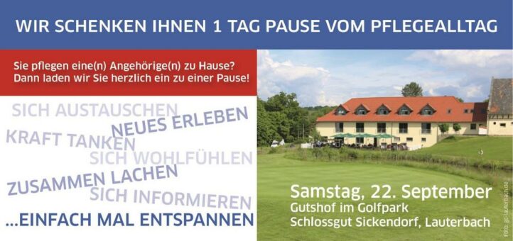 „Ein Tag Pause vom Pflegealltag“ – Eine Aktion des Pflegestützpunktes Vogelsbergkreis