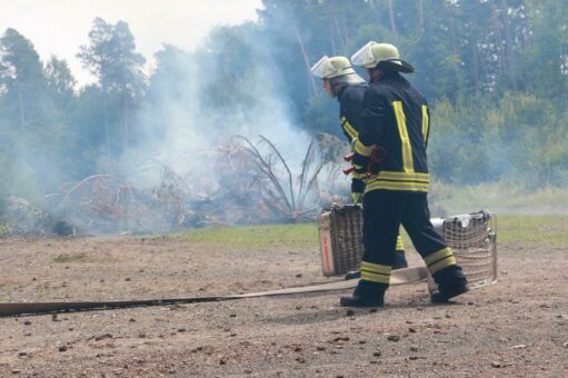 Katastrophenschutz übte Großszenario Waldbrand