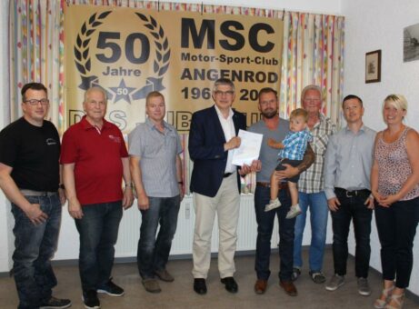 3000 Euro Zuschuss für das Jubiläumsrennen in Angenrod