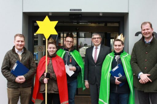 Die Sternsinger im Landratsamt