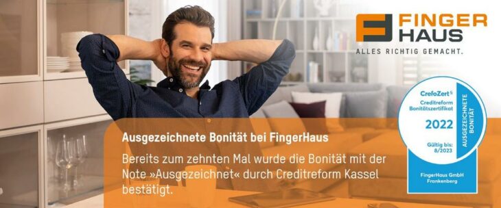 FingerHaus erhält erneut Bonitätszertifikat „CrefoZert“