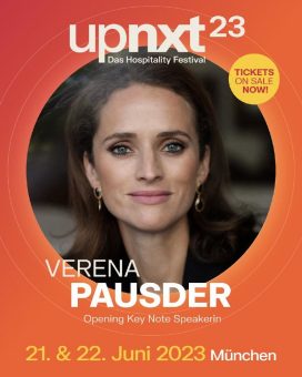 Verena Pausder eröffnet das upnxt23 – Hospitality Festival