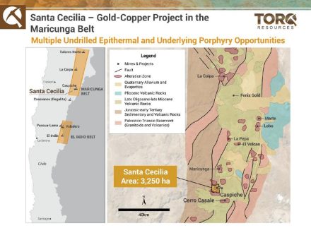 Torq beginnt mit der Exploration auf seinem Gold-Kupfer-Projekt Santa Cecilia