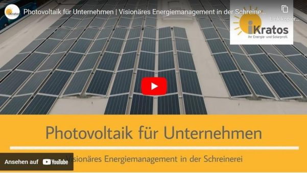 Photovoltaik für Unternehmen – Visionäres Energiemanagement bei Schreinerei Lange in Ebermannstadt