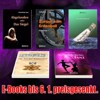Neulinge im Kosmos, kein Jubel für den zweiten Läufer sowie Erinnerung an Erno – Fünf E-Books von Freitag bis Freitag zum Sonderpreis