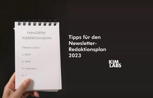 TIPPS FÜR DEN NEWSLETTER-REDAKTIONSPLAN 2023
