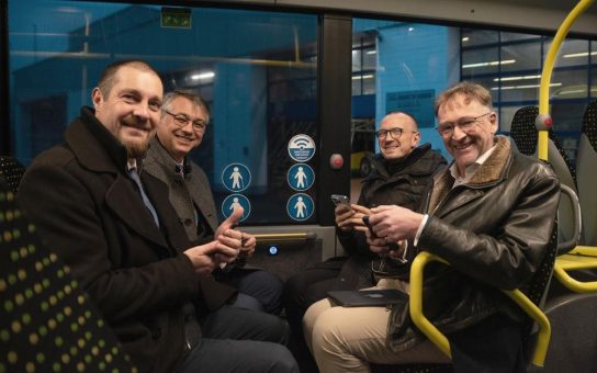 Kostenloses WLAN in allen Bussen der VLP