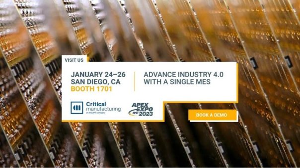 Critical Manufacturing präsentiert das neueste MES für die gesamte Elektronikfabrik auf der APEX 2023