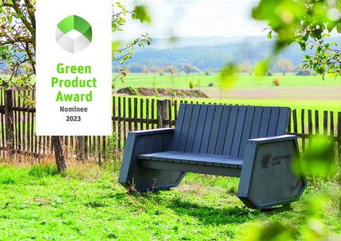 Weimarer Land Wanderbank für internationalen Green Product Award 2023 nominiert!