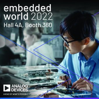 Analog Devices zeigt innovative Embedded-Systems-Technologie auf der embedded world 2022