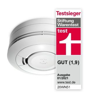 Rauchwarnmelder von Ei Electronics erneut Testsieger bei Stiftung Warentest