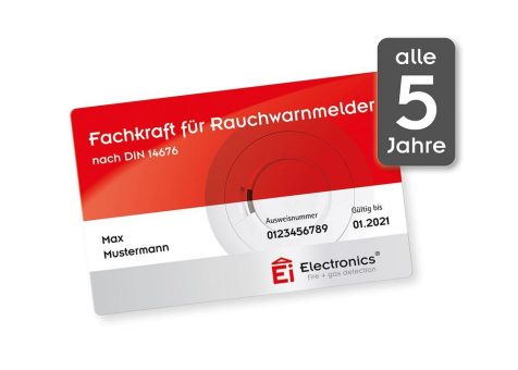 Auffrischungskurs TÜV-geprüfte Fachkraft für Rauchwarnmelder